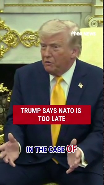 Trump says NATO is 'too late' with Strait of Hormuz