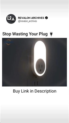 A Night Light That Keeps Your Socket Free 🤠