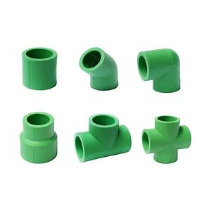 [Hot Item] PPR Green Connector Joint DIN Pn25 Injection Molded Plastic PPR Pipe PPR Fittings