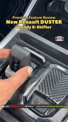 New Renault Duster Unique e-Shifter - See it here #motorworldindia #newduster #newrenaultduster