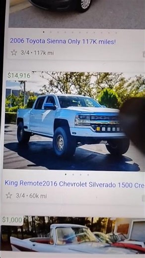 2016 Chevy Silverado 1500 king remote 60k 14,916 nice truck