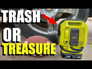 The $40 Tool You’ll Actually USE. Never Struggle with Flat Tires Again! RYOBI ONE Inflator/Deflator.