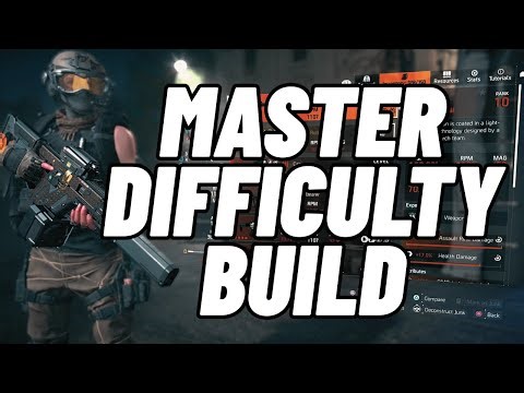 MASTER DIFFICULTY SOLO RUN AND BUILD - "THE PACT" CLIMAX MISSION - THE DIVISION 2