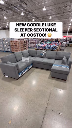Costco Buys on Instagram: "🤩 The Coddle Luke Sleeper Sectional with Reversible Chaise and Storage is now at Costco! 🛋️ This Costco-exclusive features a queen-size pull-out sleeper, a reversible chaise with hidden storage, 4 power outlets, USB-A + USB-C ports, and removable back cushions for easy cleaning and comfort! 😌 What I love most is how thoughtfully it’s made: ✔️ Eco-friendly solid FSC®-certified hardwood frame for long-lasting strength ✔️ Intentionally firm, supportive cushions that so