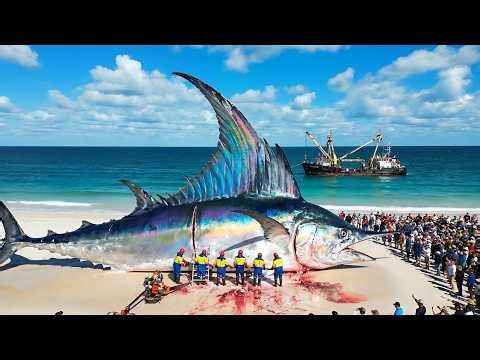 Inside a Massive $5 Million Sailfish Catch | Deep Sea Longline Fishing Documentary