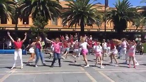 4.4K views · 65 reactions | The fabulous CONDA Flash mob at “Go Behind the Curtain” Open Day – Civic Theatre & City Hall ON NOW | City of Newcastle | Facebook