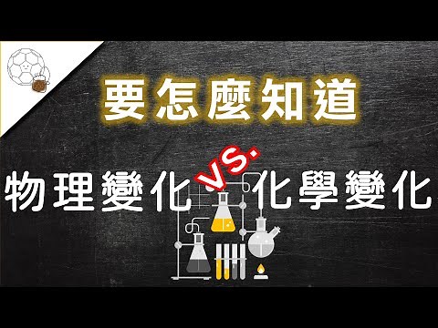 【2 分鍾化解】 物理變化 vs. 化學變化