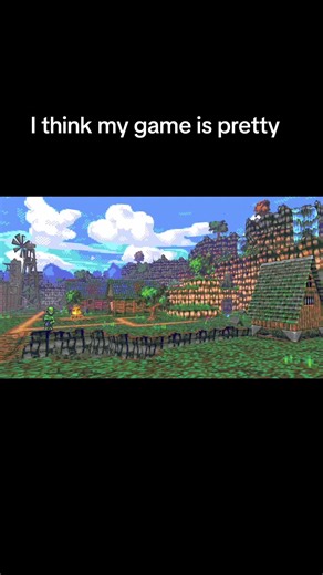 spent a lot of effort making the town look like monsters attempting to build a