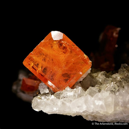 9.4K views · 632 reactions | Wulfenite on Quartz - Red Cloud Mine,...