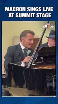 Macron Sings La Bohème as Armenia PM Pashinyan Joins on Drums at EPC Summit
