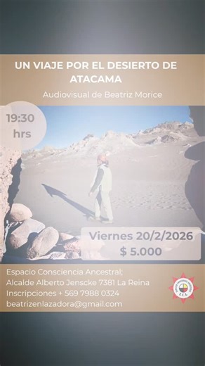 Espacio Conciencia Ancestral | | Este Viernes 20 de febrero a las 19:30 hrs ven a compartir un momento íntimo, a disfrutar de la belleza de nuestro desierto capturada por... | Instagram