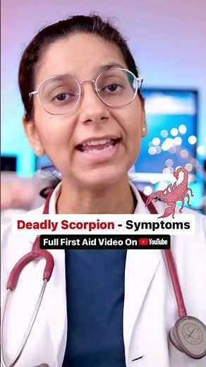 Scorpion Bite - First Aid | Dr. Richa Tiwari