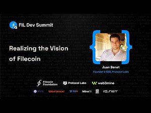 Realizing the Vision of Filecoin with Juan Benet