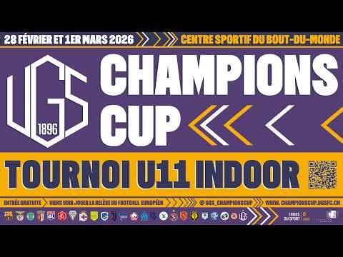 UGS Champions Cup 2026 - samedi 28.02 (matin) - LIVE