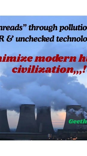 minimize Urban dreams and urban civilization, its destroy humans basic amenities.. Geethika