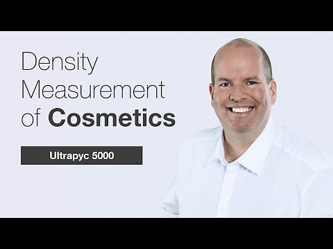 Density Measurement of Cosmetics by Gas Pycnometry | Anton Paar