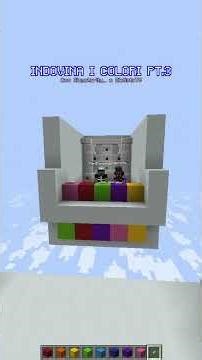PROVA a INDOVINARE i COLORI su MINECRAFT - #viral #trend #minecraft #funny #gaming #lava