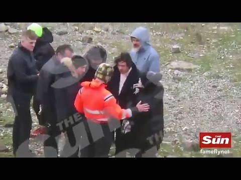 Harry Styles filming 'Sign Of The Times' Music Video in Scotland