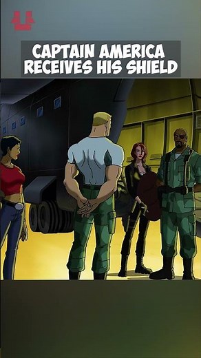 Captain America Receives His Shield 😨