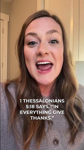 Why is giving thanks to God important?