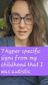 7 hyper specific signs from my childhood that I was autistic #autismawareness #autismeducation #autisticadult #latediagnosedautistic | Nicole Filippone