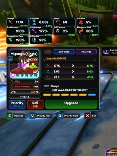 Megumin Showcase Universal Tower Defense#fyp #foryou #gaming #utd #universaltowerdefense #roblox #brainrot