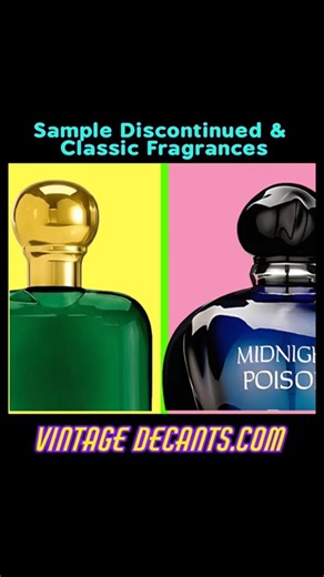 Sample Discontinued Perfumes at VintageDecants.Com