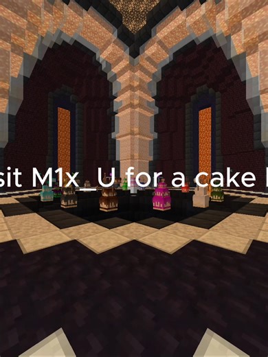 Made a better place for my cakes(took 6h ish to build) /visit M1x_U, for a cake hub🍰 #fyp #minecraft #hypixelskyblock #hypixel #cakehub #visitme #new #viral @.j_o_n_a_s