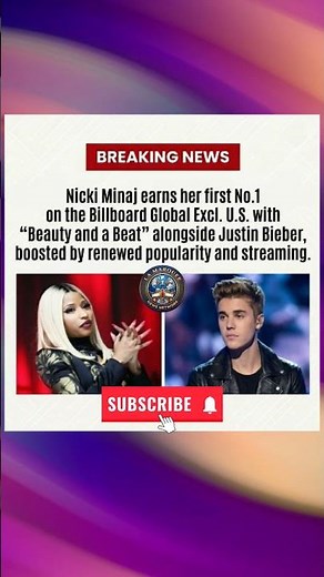 Nicki Minaj Finally Gets #1 With an Old Banger 😱 #shorts #aa23 #viral #trending