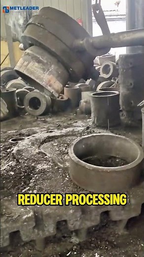 This is a video showcasing the production of concentric reducers.