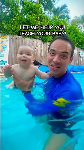 TEACHING YOUR BABY TO SWIM - Baby Swim Lesson Tips for Parents