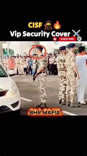 🚨 CISF VIP Security Cover | Z+ Security | Black Cat Commandos