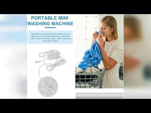 Review: jojofuny Portable Mini Washing Machine Usb Powered Ultrasonic Washer for Travel and Ap...