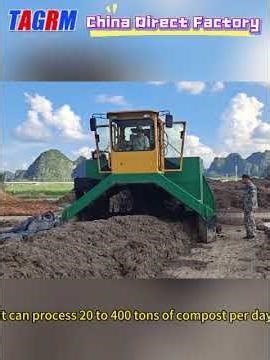 Having trouble handling manure on your farm? Is traditional composting too slow? #farmmachinery