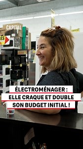Venue avec un budget de 500€ pour acheter un nouveau congélateur, cette cliente finit par se laisser tenter par un produit plus haut-de-gamme... « Spéciale rentrée : jusqu’où iront les nouveaux casseurs de prix ? » 📺 #Capital, en streaming sur M6 | Capital