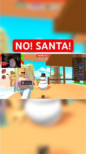 Santa is coming to get me! #roblox #merrychristmas #happyholidays #gaming #letsplay #gameplay