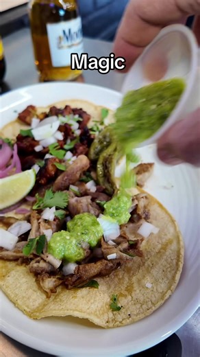 Check out this magic trick! I can make a taco disappear! Watchaaa - boom, it’s gone.