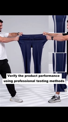 Verify the product performance using professional testing methods #houmous #fashion #slacks #pants