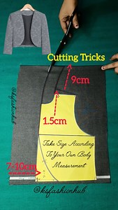 Crop Bolero Jacket For women's Easy Cutting✂ With Pattern #viralreelsシ #diy #fashion #crafts #fblifestyle #fashionstyle | KS Fashion Hub