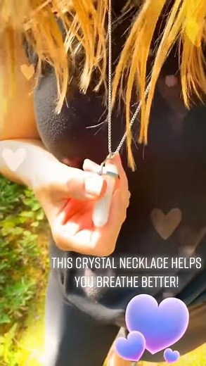 Mindful breathing necklace