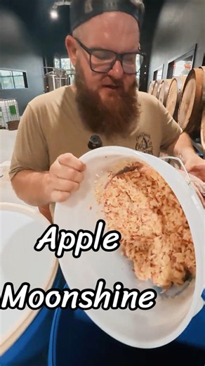 Apple Puree makes great Brandy #moon #moonshine #bigchuk