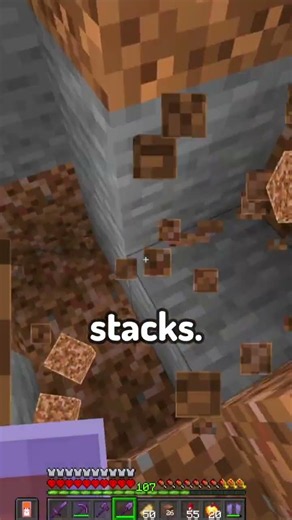 Collecting Rooted Dirt #shorts #minecraft