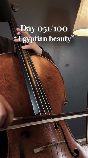 Day 0051/ 100 Egyptian beauty (Composed & Performed by Me） #originalmusic #cello