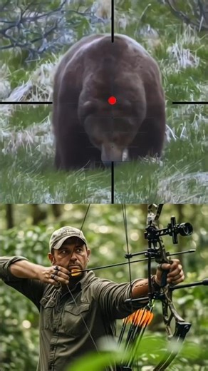 Extreme Bear Hunting Shot with a Bow | Powerful Archery Hunt #bowhunt #bowhunting #bowhuntordie