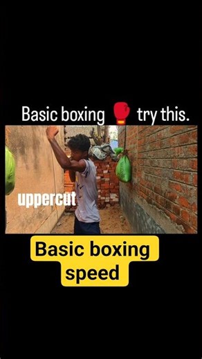 Basic boxing speed try this 👍 #shorts