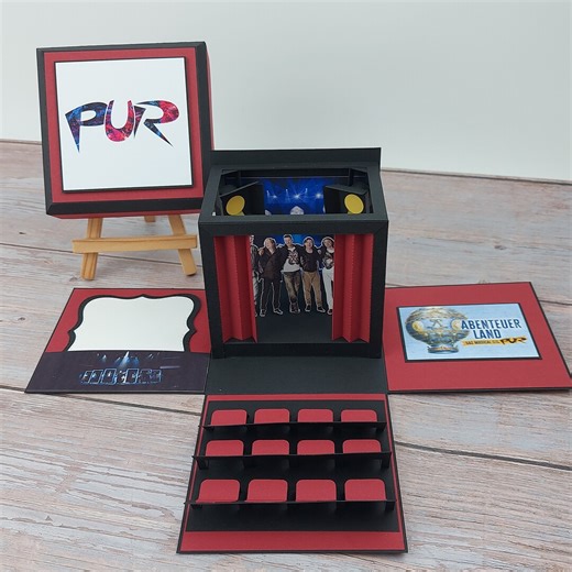 Explosion Box Pur - Adventureland Musical Gift Voucher Packaging *personalizable* Individual, Extravagant, Gift for Musical Fans - Etsy UK