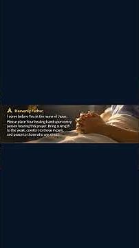 Healing Prayer for the Sick | Jeremiah 17:14 | God Is With You