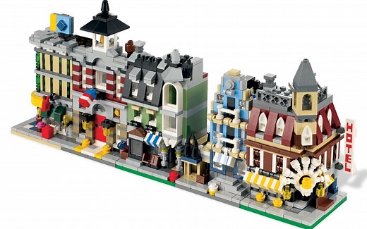 乐高 LEGO 10230 创意百变高手 迷你街景 2012速拼评测
