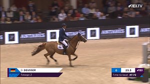 50K views · 954 reactions | Daniel Deusser, history maker.  Last time out in Bordeaux, the German star and his perfect partner Tobago Z made Jumping history as the dynamic duo clinched their 3rd win in as many legs of the LONGINES FEI Jumping World Cup, Western European League. 朗 As we return to Bordeaux this weekend, who’s set to steal the spotlight?  | Fédération Equestre Internationale | Facebook