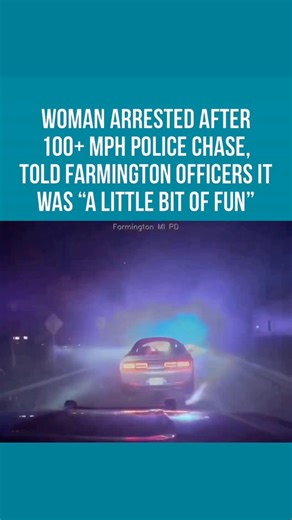 MDN on Instagram: "Video obtained from Farmington Police through a FOIA request shows a high-speed chase that ended with a woman’s arrest in fall of this year. Grace Varilone fled from officers after being spotted driving at a high rate of speed. The pursuit reached speeds of more than 100 miles per hour in areas with posted speed limits of 25 mph before the vehicle became disabled after driving through lawns and striking a drainage ditch. After her arrest, Varilone was read her Miranda rights a